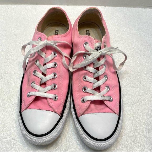 Converse All Star Low Top Light Pink Sneakers Womens Size 10 Mens Size 8 - Picture 2 of 10